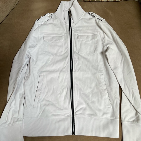Express White Zip Up size small - Picture 1 of 1